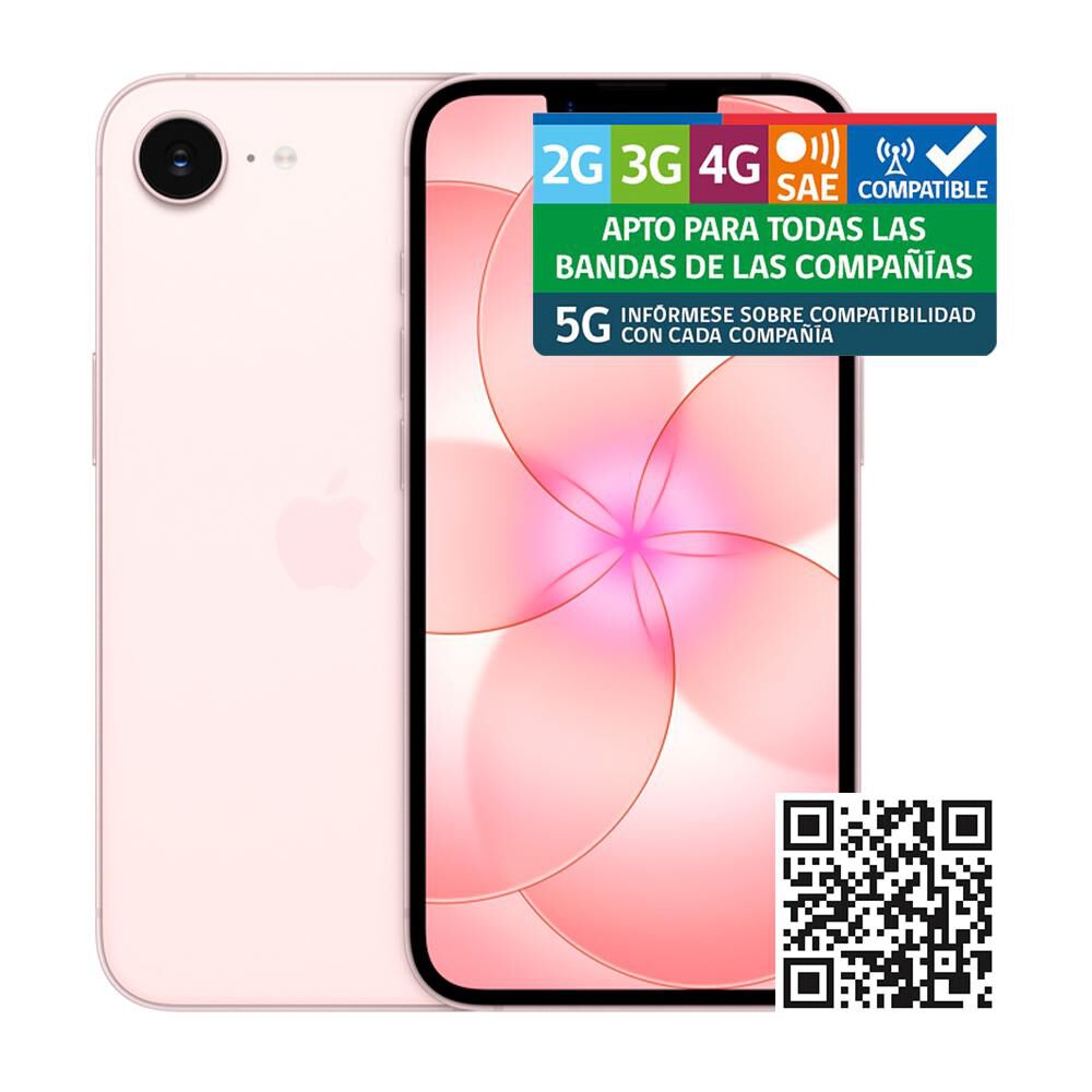 iPhone 17e Apple / 5G / 256 GB / Rosado / Liberado image number 9.0