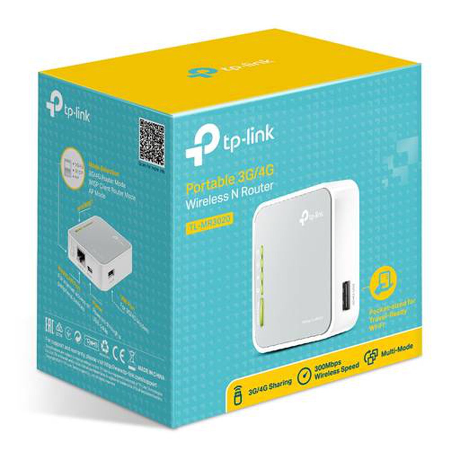 Router Inal&aacute;mbrico Tp-link Tl-mr3020, Conexi&oacute;n 3g/4g, Velocidad Inal&aacute;mbrica De 150mbps image number 2.0