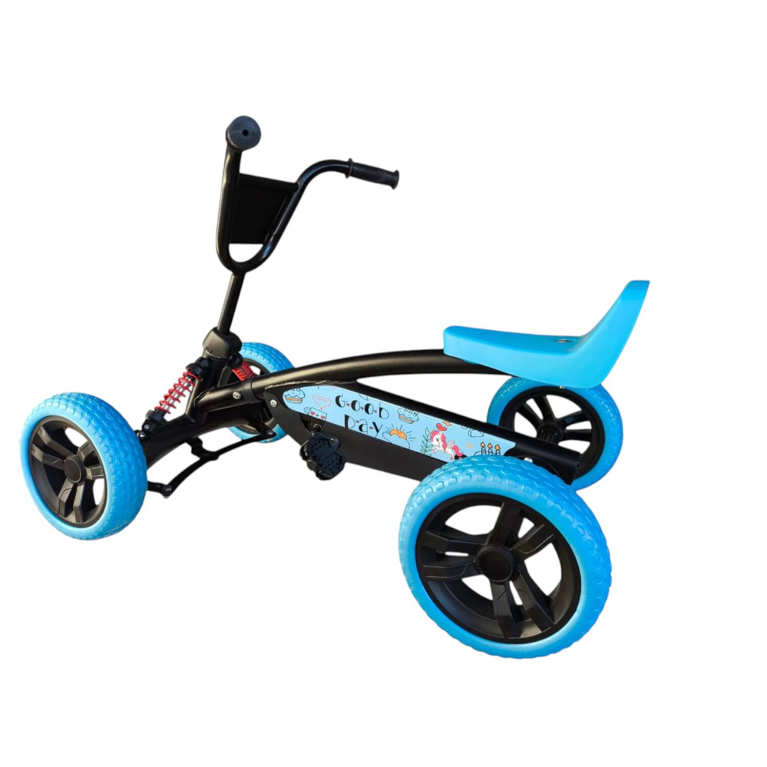 Gokart Racing Con Pedales Celeste image number 6.0