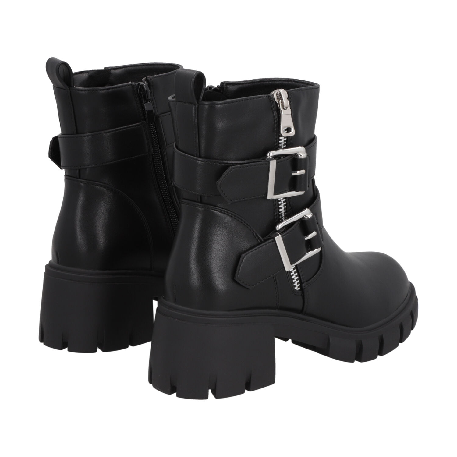 Botin Mujer Negro Rebecca Police image number 3.0