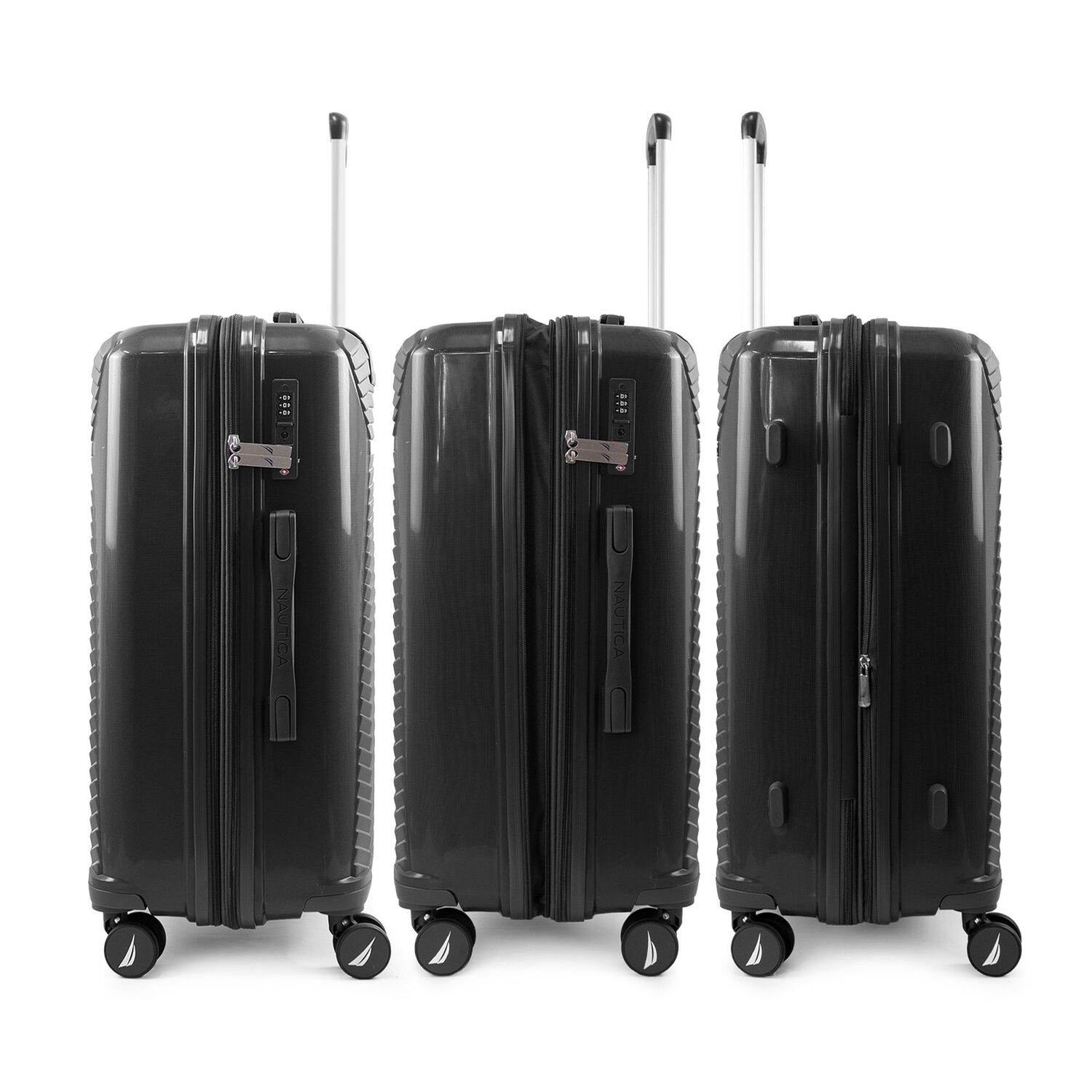 Pack 2 Maletas Nautica Niza Cabina 10kg Y Grande 23kg Negra image number 6.0
