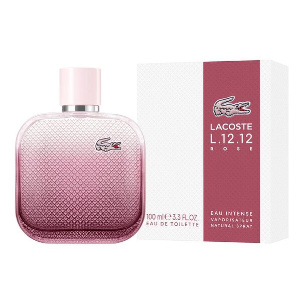 Perfume Mujer L.12.12 Rose Eau Intense Lacoste / 100 Ml / Eau De Toilette