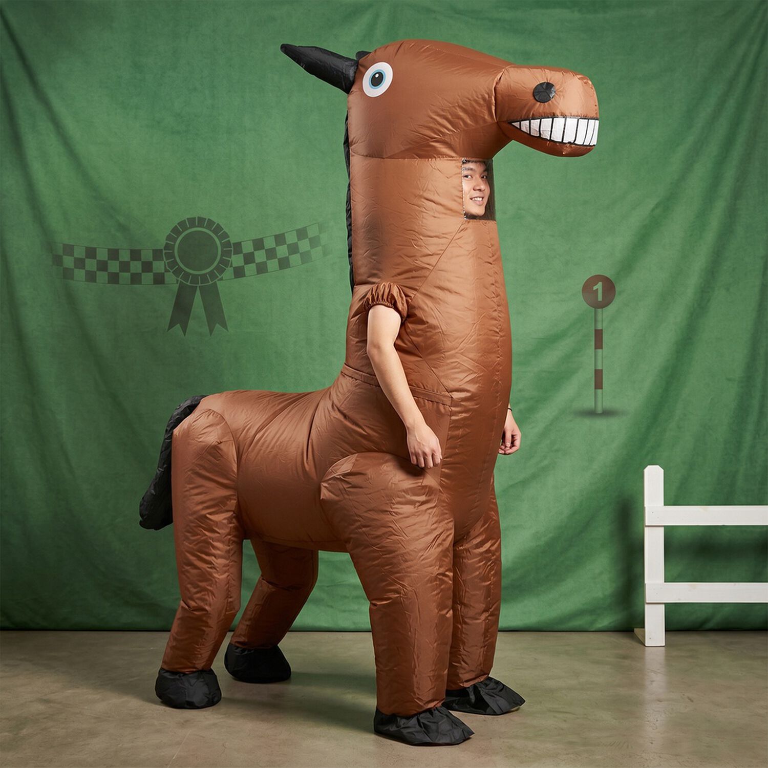 Disfraz Inflable Caballo Adulto image number 0.0