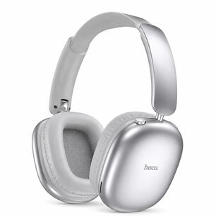 Hoco W73 Audifonos Over-ear Inal&aacute;mbricos Con Bluetooth Y Micr&oacute;fono - Plata