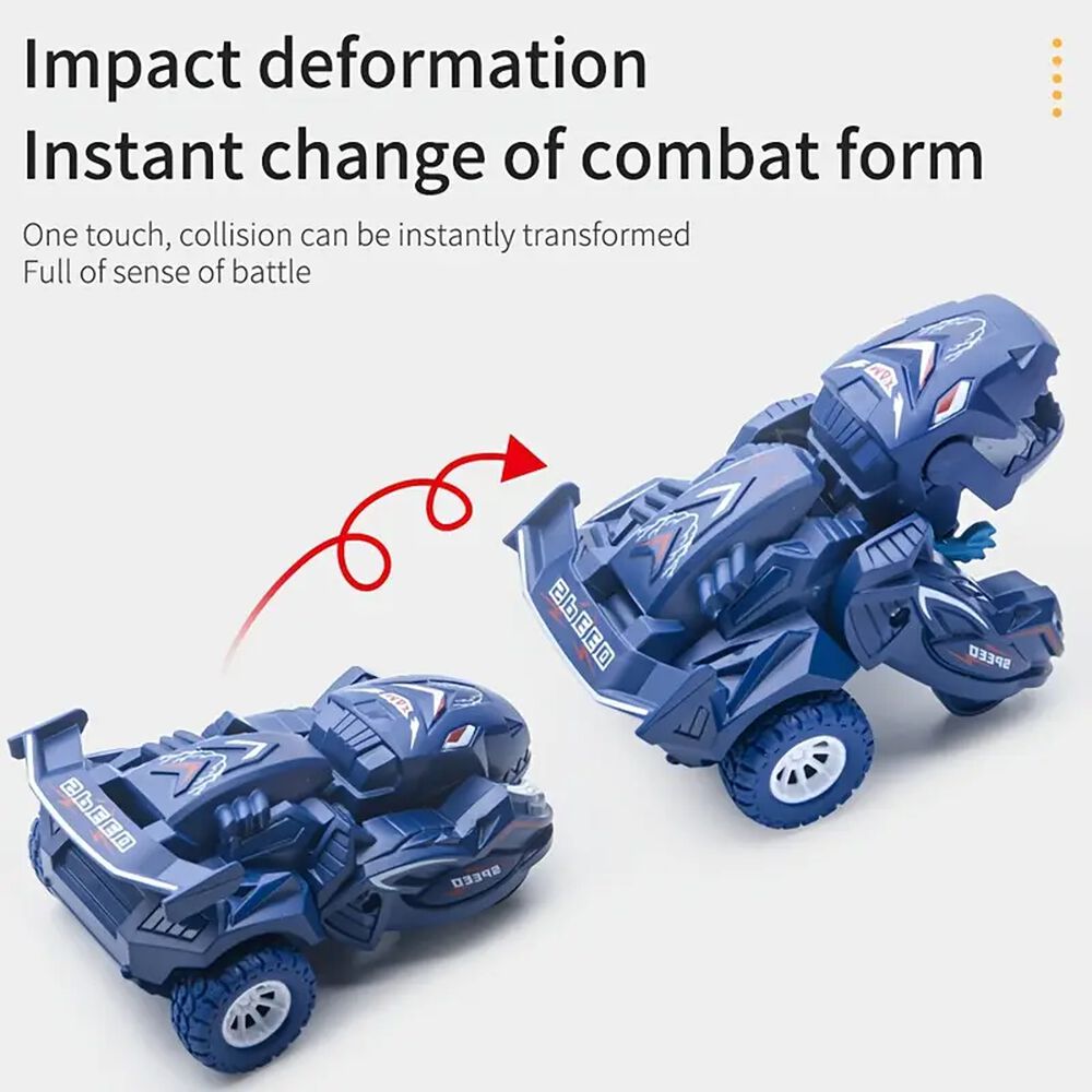 Set Juguetes Cuatro Autos Transformers Dinousaurio Para Niños image number 5.0