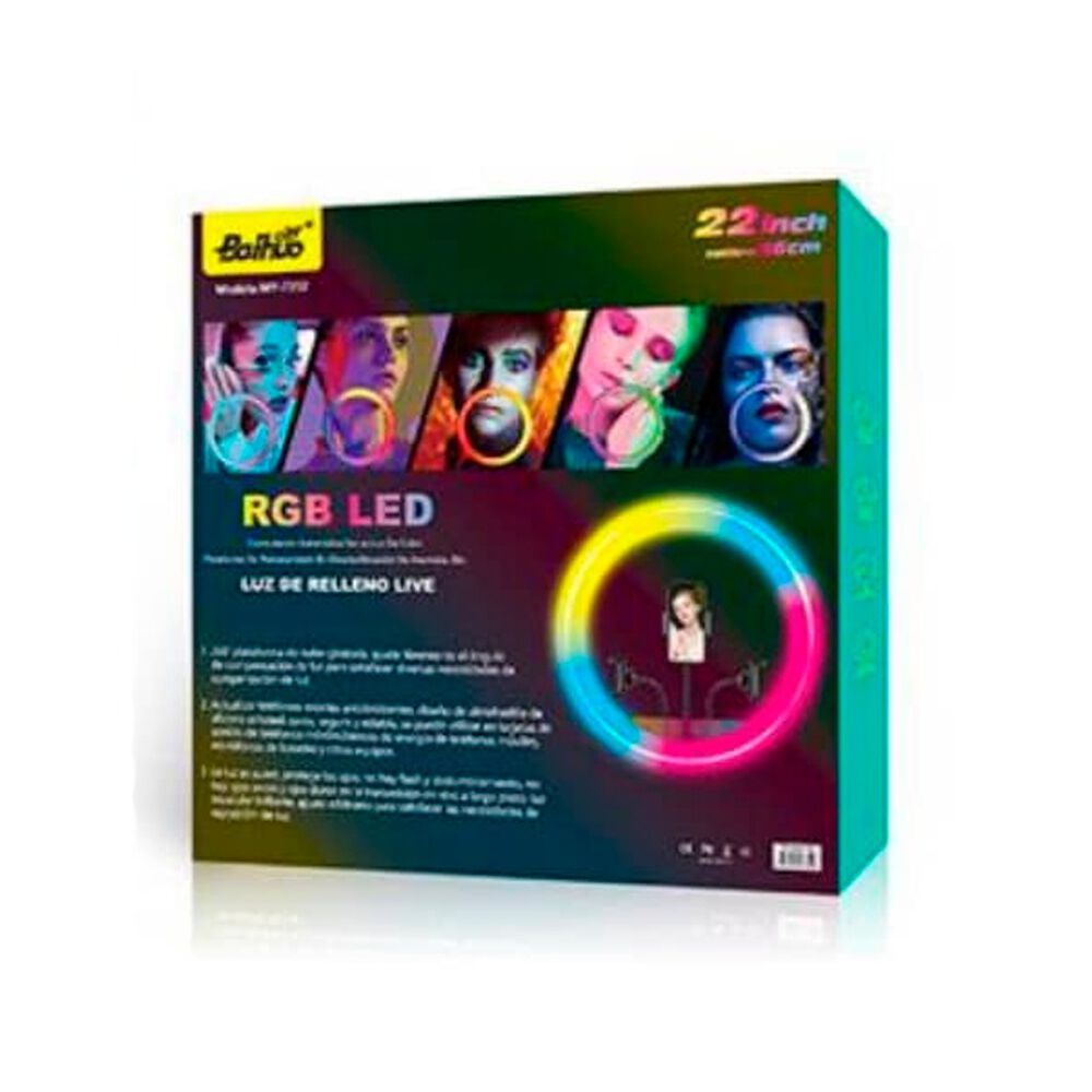 Aro Luz De Relleno Rgb Led Profesional 22 Pulgadas My-7352 image number 5.0