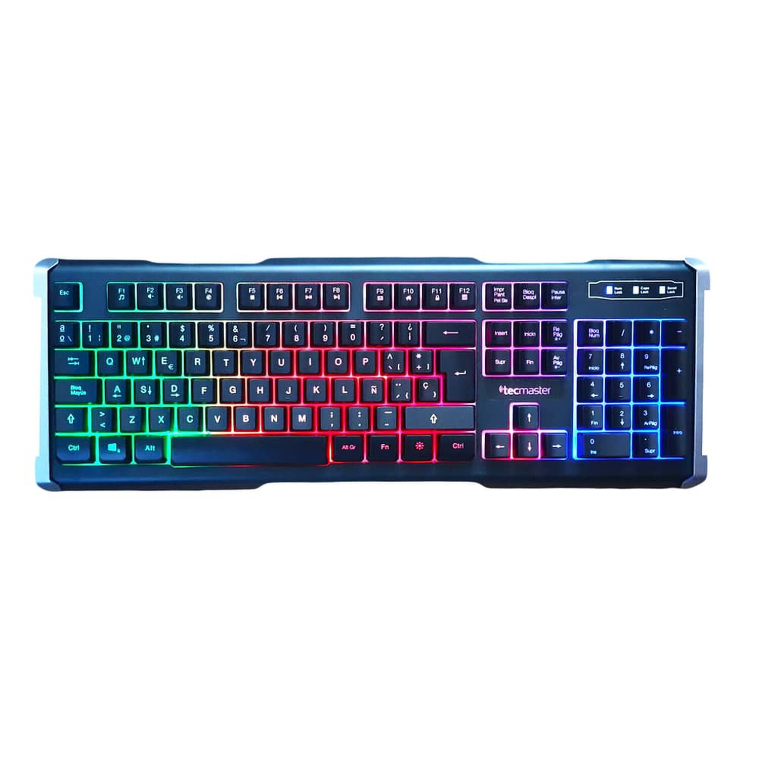 Teclado Gamer Rgb Tecmaster Para Pc/ Ps5/ Ps4/ Xbox Lk100d image number 1.0