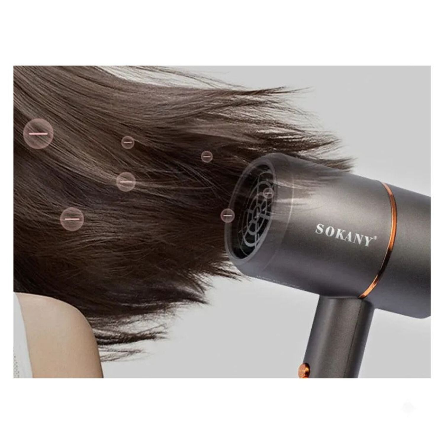 Secador Pelo Profesional Sokany Secado R&aacute;pido 1200w image number 4.0