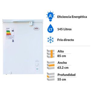 Freezer Horizontal Maigas HS-186C / Frío Directo / 145 Litros / A+