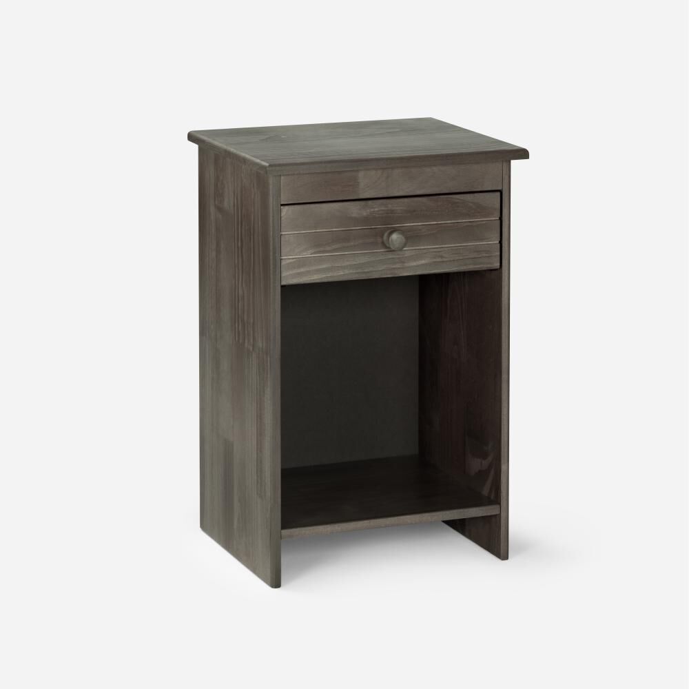 Cama Europea Rosen Wave / 1 Plaza / Base Normal + Set De Maderas Tabor Grafito + Almohada Light image number 5.0