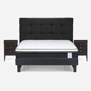 Cama Europea Rosen New Style 6 / 2 Plazas / Base Normal + Set De Maderas