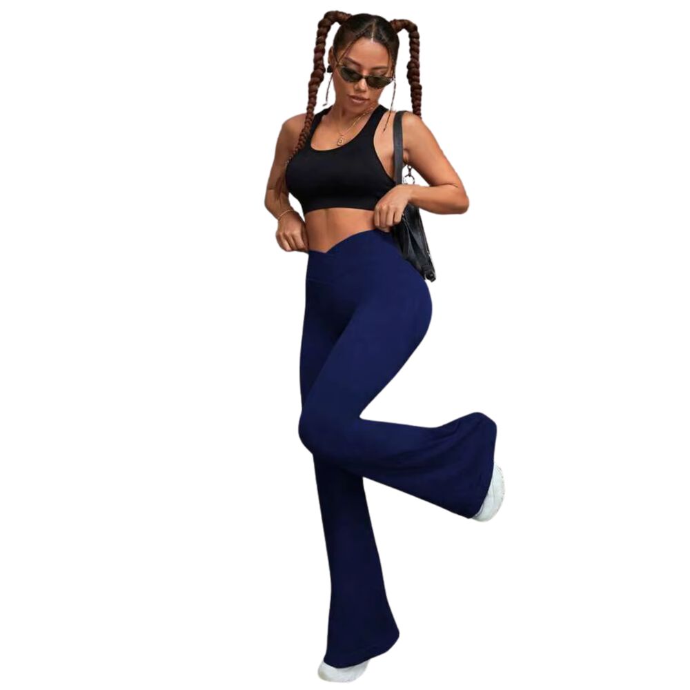Calzas Leggings Push Up Alta Flare image number 1.0