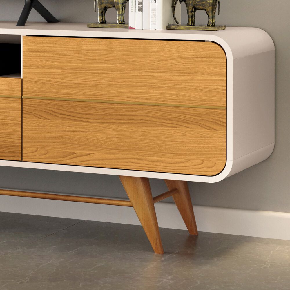 Rack Tv Marsella 85" 220x57x40 Cm image number 5.0