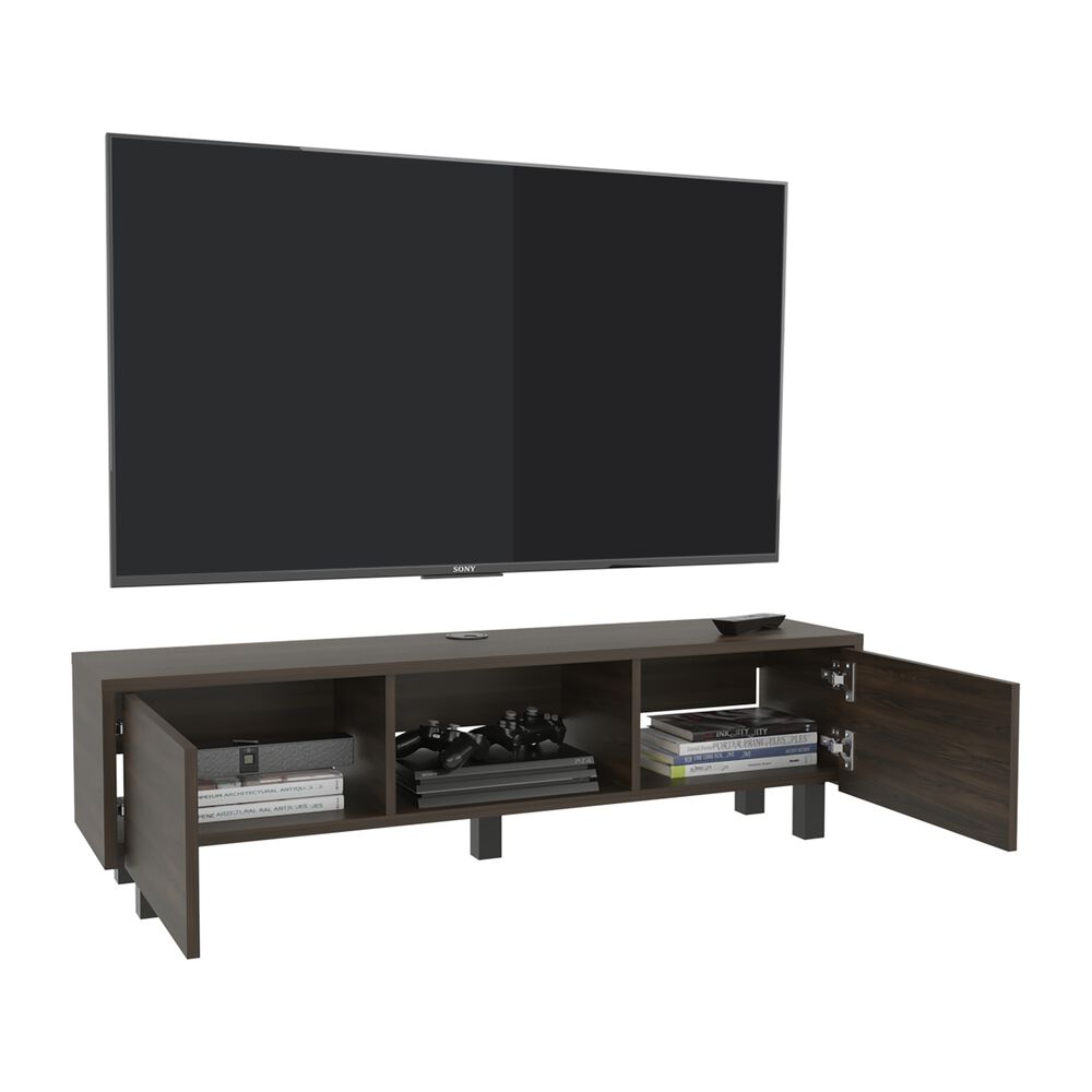 Mueble Para Tv 65" Fm 26,8x125,1x29,7 Cm Caf&eacute; Claro image number 1.0
