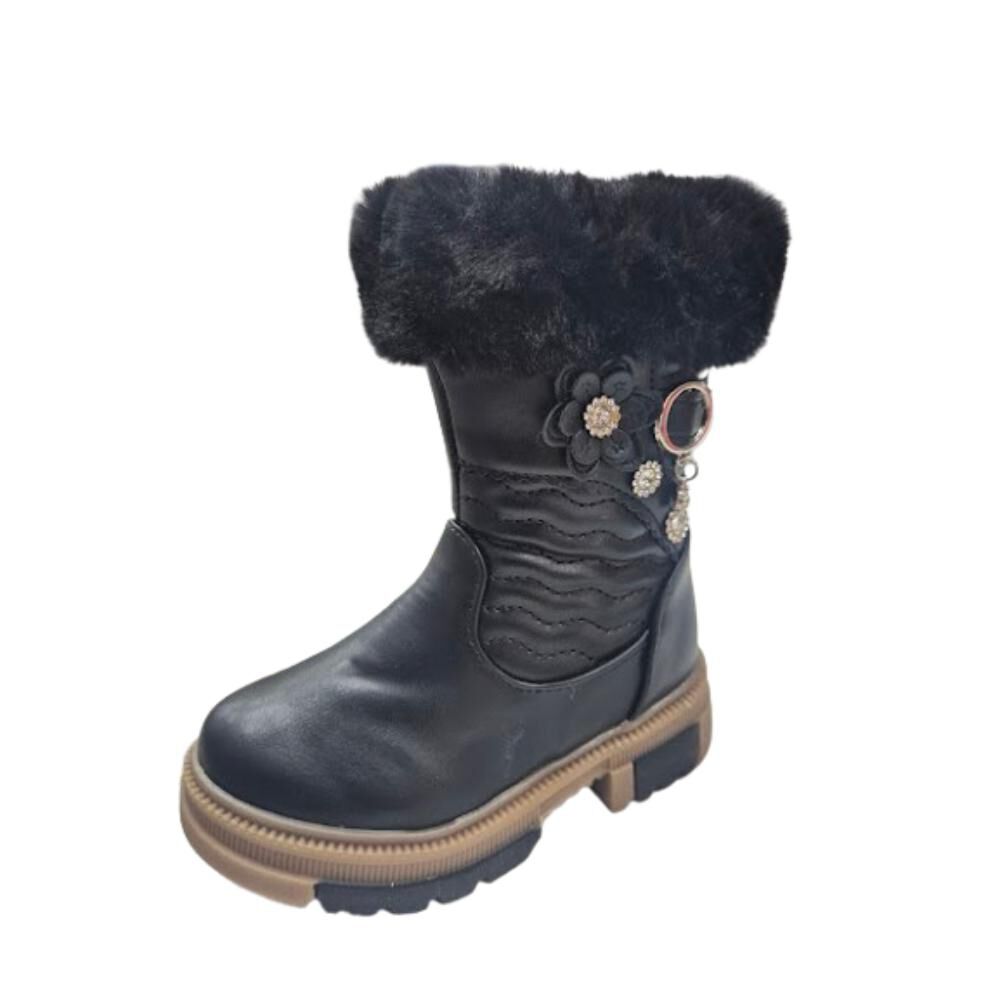 Bota De Invierno Niña Negro image number 1.0