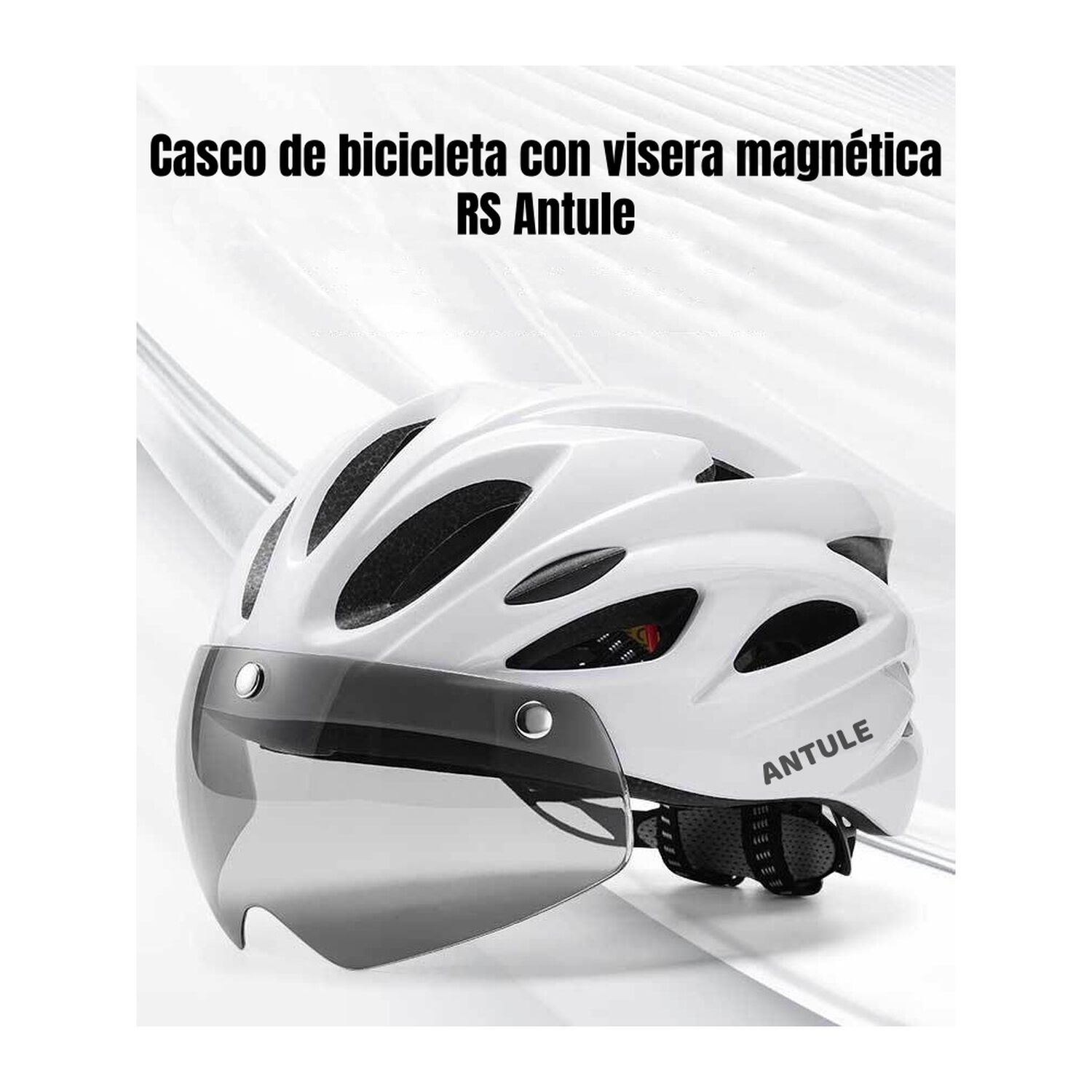 Casco Bicicleta Adulto Con Visera Magn&eacute;tica Azul Rs Antule image number 5.0