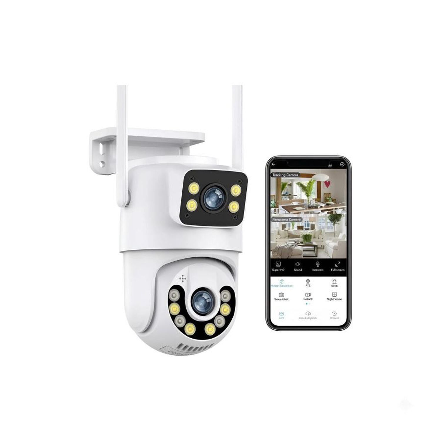 C&aacute;mara Seguridad Exterior Giratoria Wifi Ip66 image number 3.0
