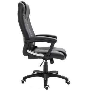 Silla De Escritorio Oficina Ejecutiva Reclinable Negra Levo