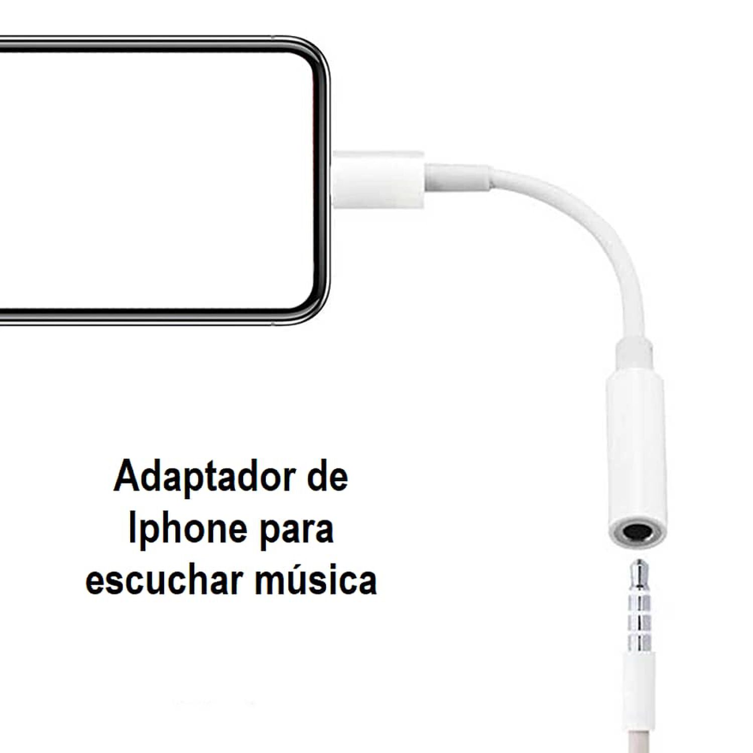 Adaptador De Audio Para Iphone A Jack 3.5mm Hd Bl-ad100al image number 3.0