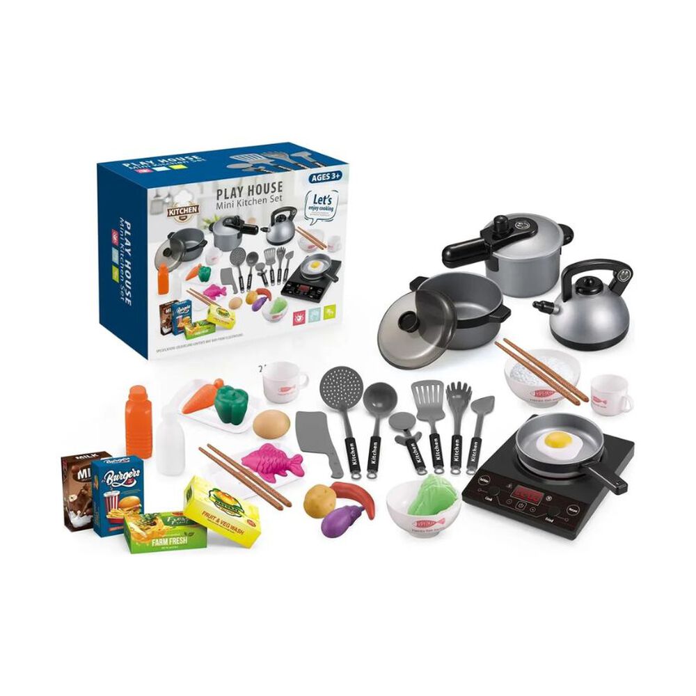 Cocina Juguete Cocinita Infantil Luz Sonido 36 Piezas Juego image number 2.0