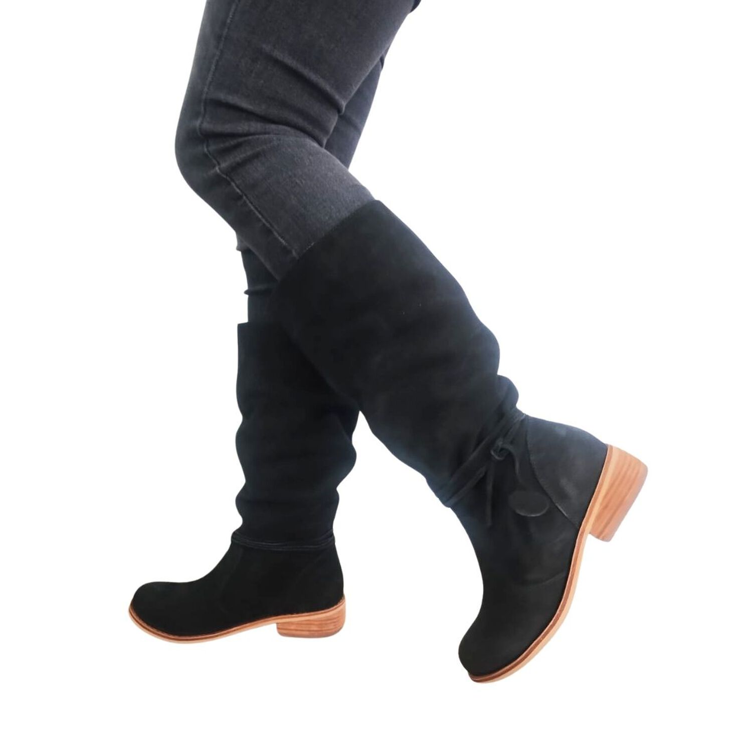 Bota Belen Negro Pao Pecados image number 0.0