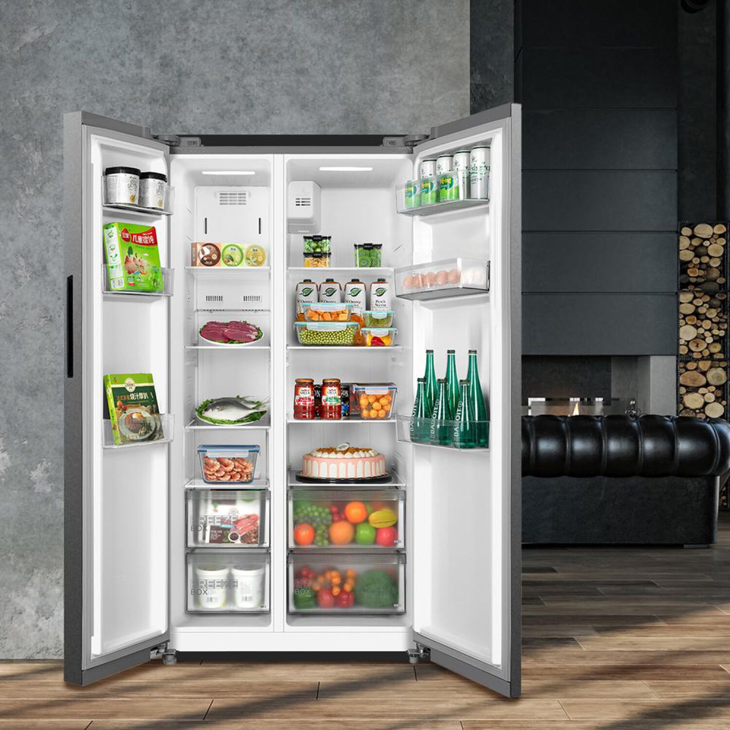 Refrigerador Side By Side Midea MDRS710FGE50IN / No Frost / 555 Litros / D image number 4.0