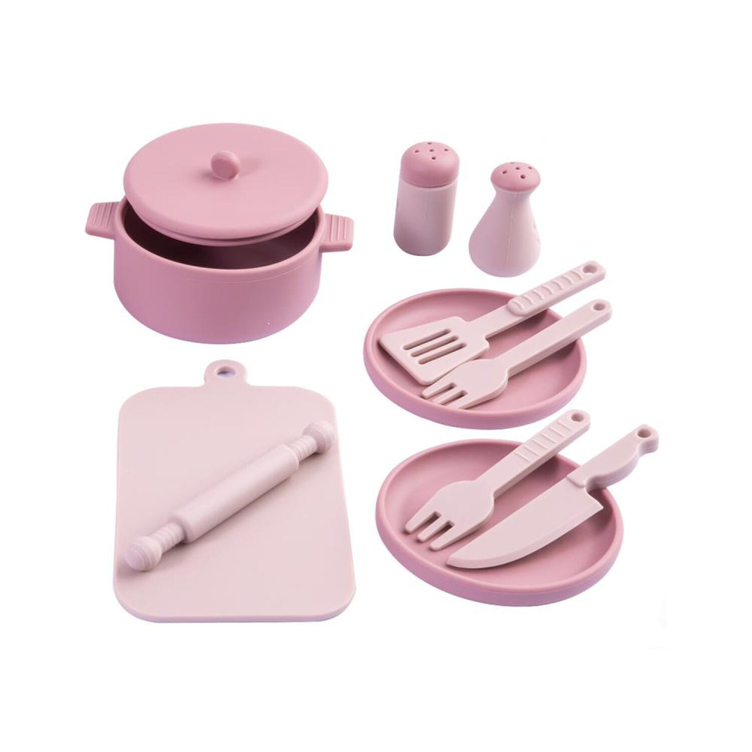 Cocina De Juguete Bebesit Montessori Silicona Rosada image number 3.0