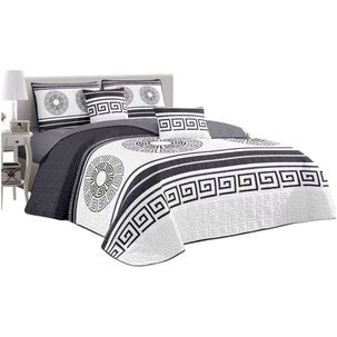 Cubrecama De Verano King 250cmx270cm Quilt + 2 Fundas De Almohada 50cmx70cm Cobertor Delgado