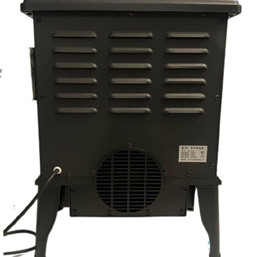 Chimenea El&eacute;ctrica Vintage Control Remoto Efecto Llama Real image number 3.0