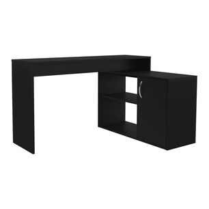 Escritorio En L 71x125x90 Cm 1 Puerta