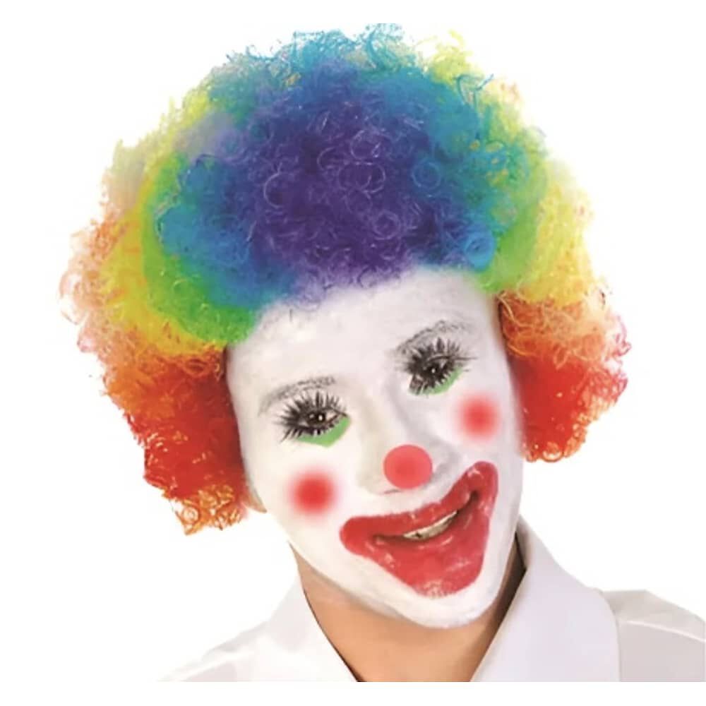 Peluca De Payaso Multicolor image number 0.0