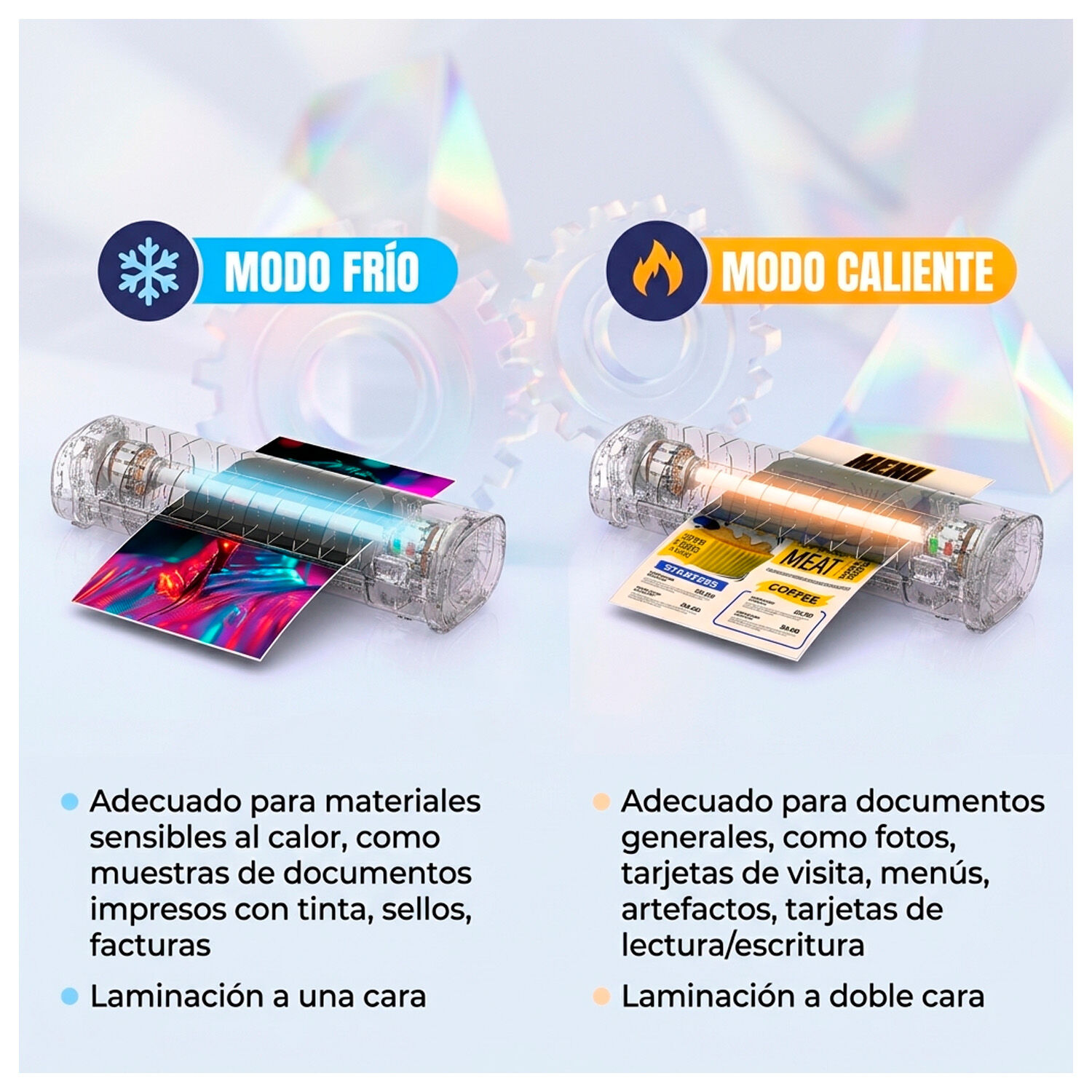Laminadora Frio Caliente 260w Con Kit De Corte 300 Laminas image number 5.0