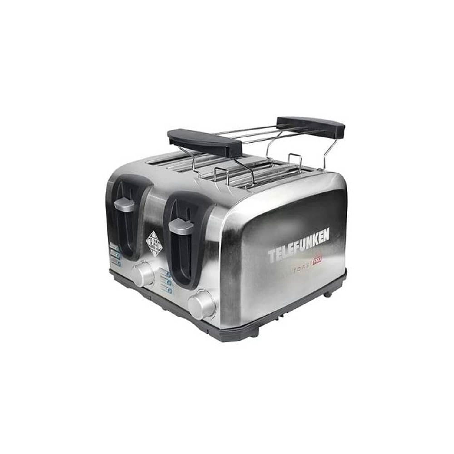 Tostador El&eacute;ctrico 4 Rebanadas Acero Color Gris Easytoast Pro Potencia 1450w image number 3.0