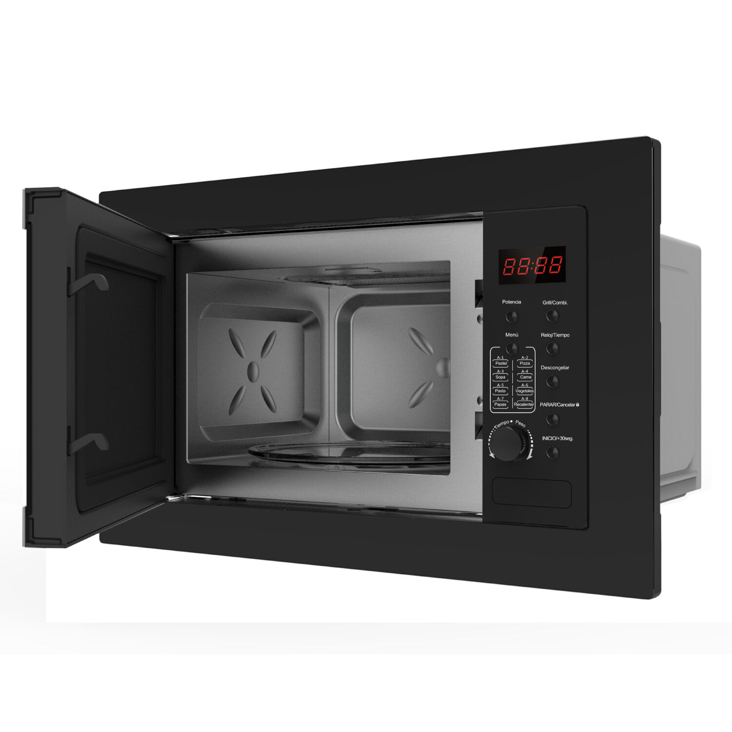 Horno Microondas Empotrable Negro 25l image number 2.0