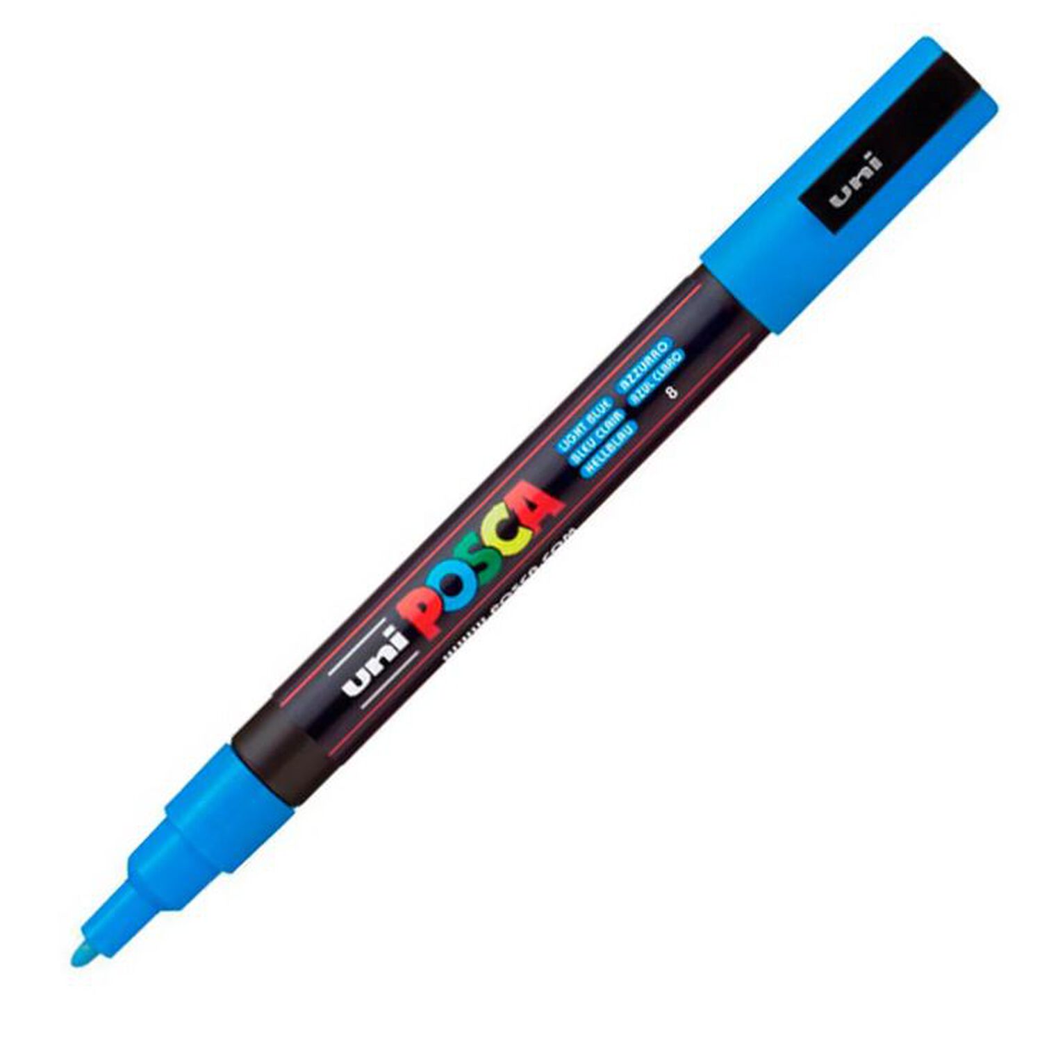 Marcador Acr&iacute;lico Azul Claro 3m Posca image number 0.0