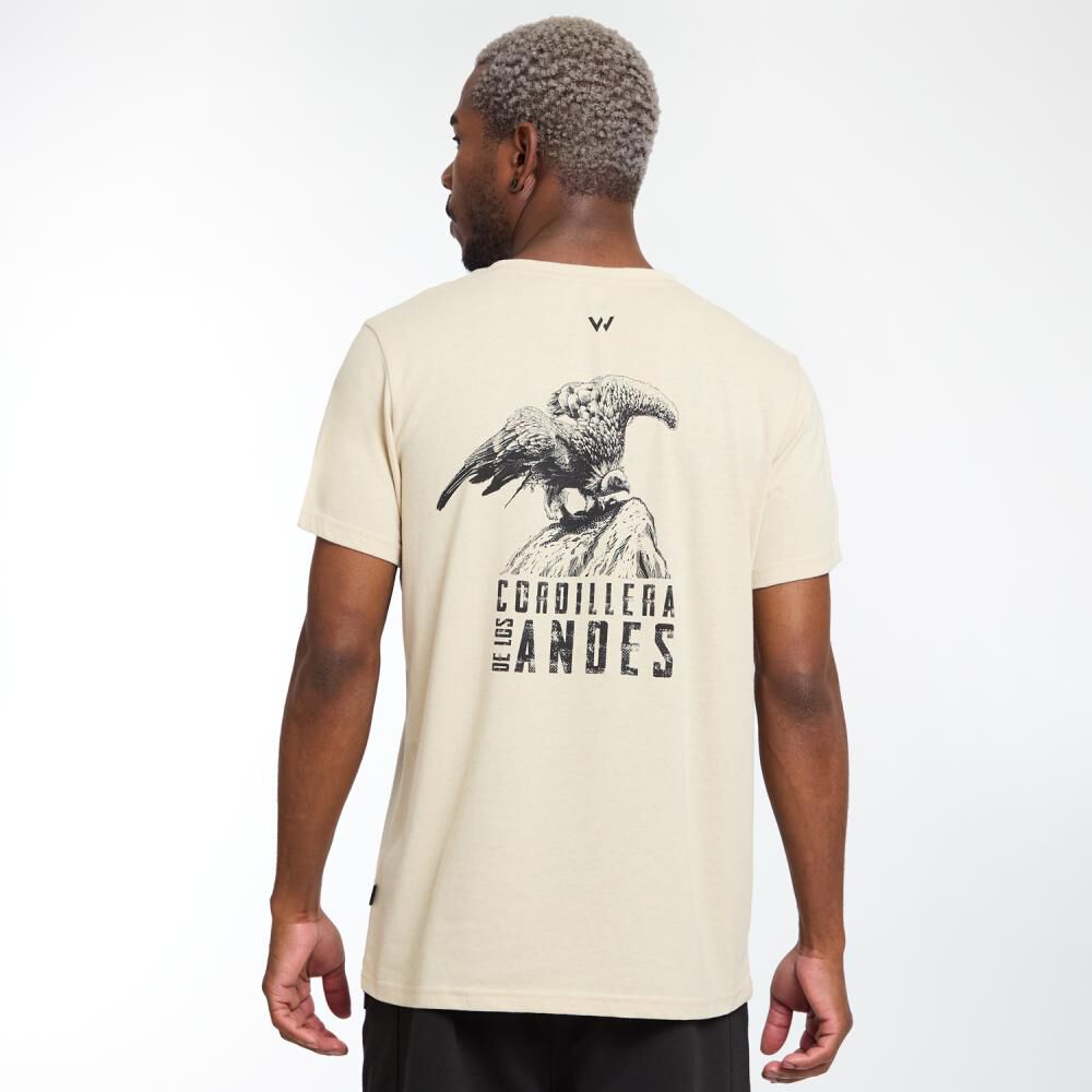 Polera Deportiva Manga Corta Estampado Hombre Wetland image number 3.0
