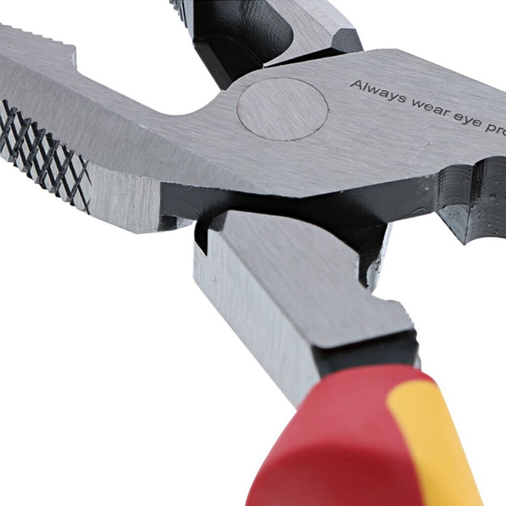 Alicate Universal 9.5'' Aislado 1000v Con Crimpeador - Wiha image number 2.0