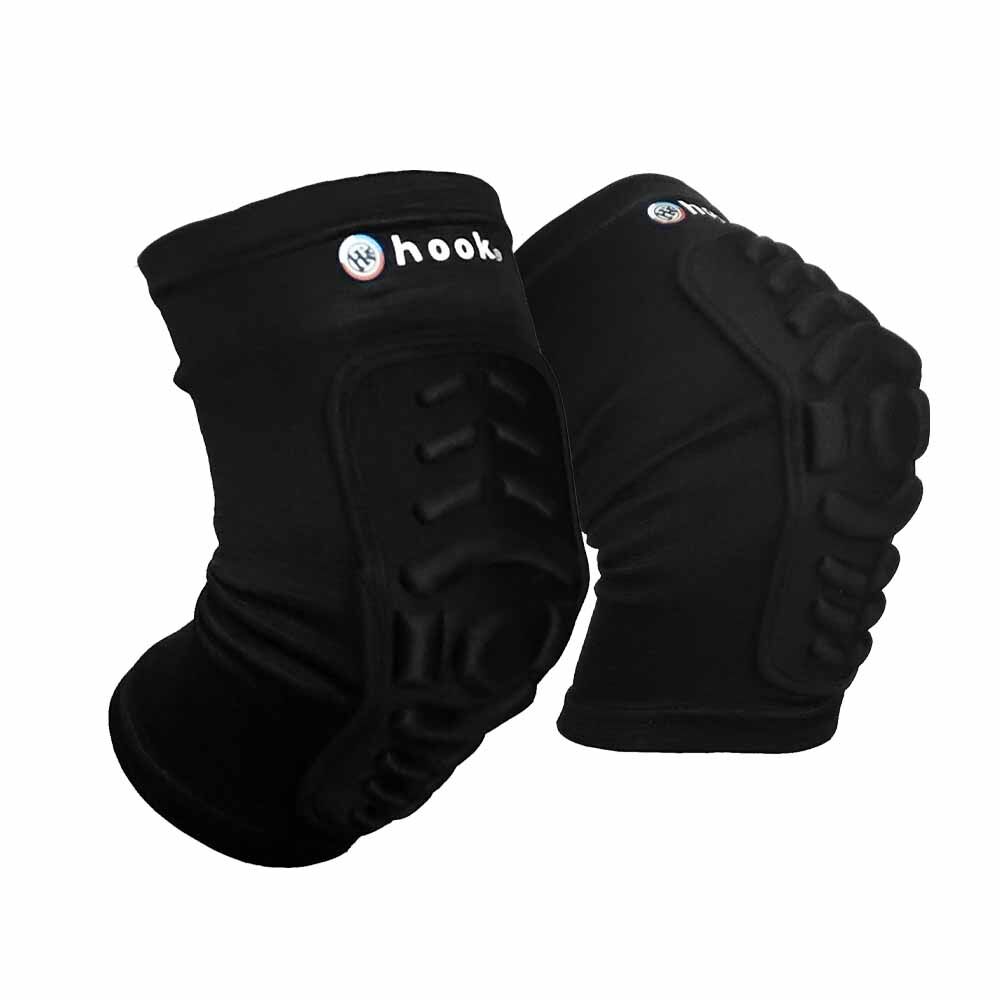 Rodillera Deportiva Para Volleybal Larga Pro Hook Negra image number 2.0