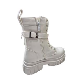 Bota De Invierno Mujer Blanco Larga