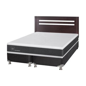 Box Spring Cic Ortopedic / 2 Plazas / Base Dividida + Respaldo