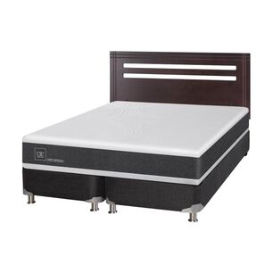 Box Spring Cic Ortopedic / 2 Plazas / Base Dividida + Respaldo