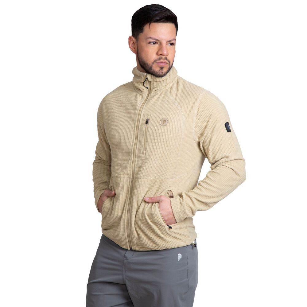 Midlayer Peak Performance Hombre Sig Beige image number 0.0