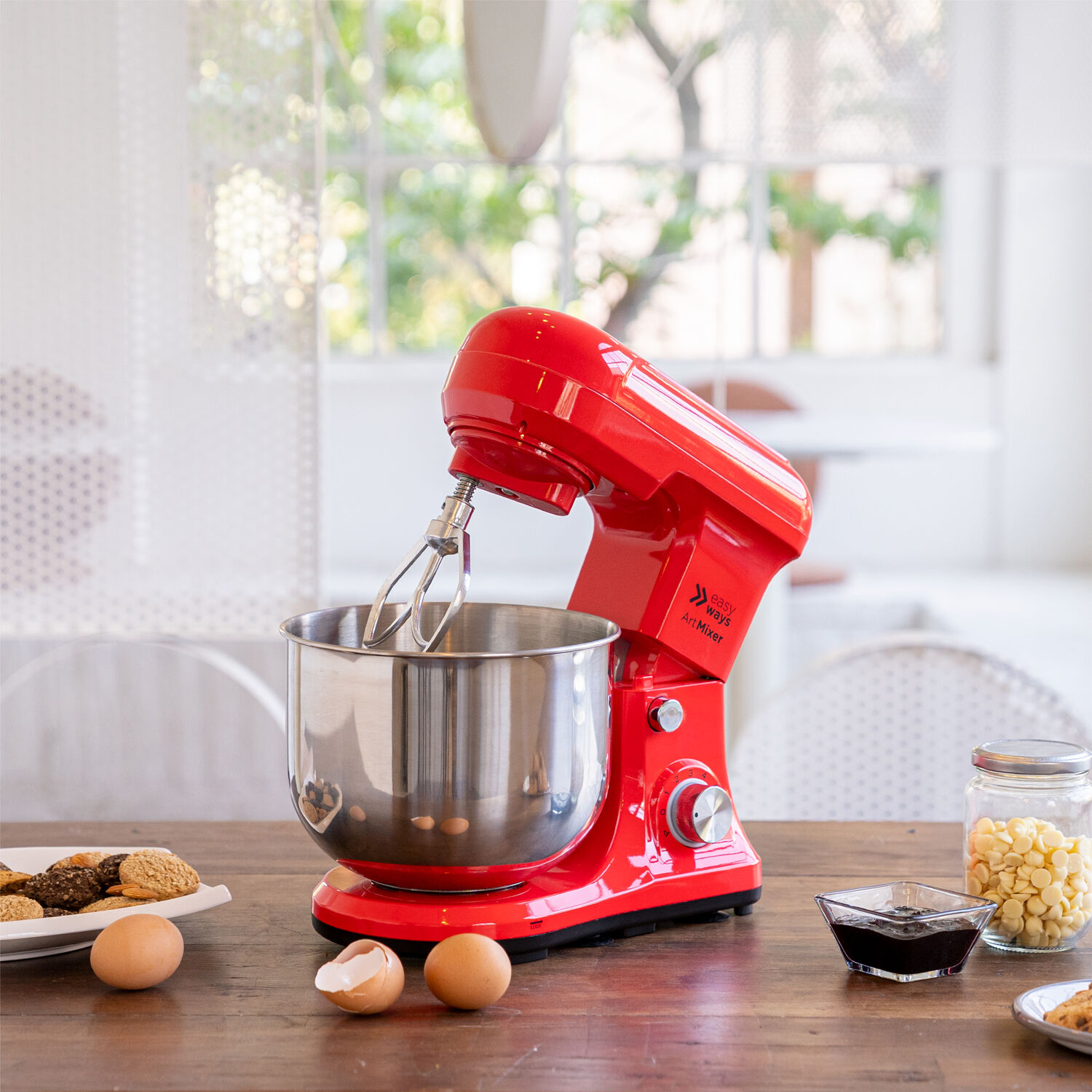 Batidora De Pedestal Art Mixer Rojo 4,3 Lt Easyways image number 1.0
