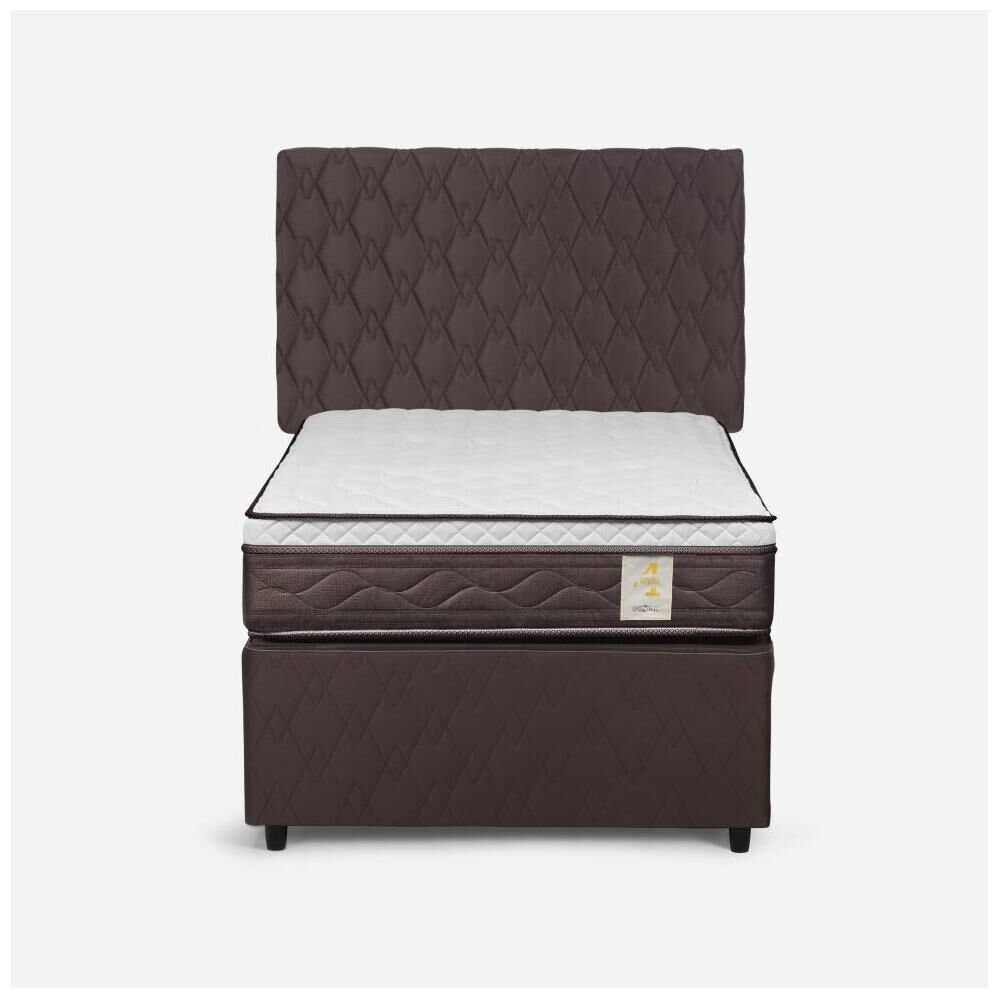 Cama Nido Rosen New Style 4 Plus / 1.5 Plazas / Base Normal + Respaldo image number 0.0