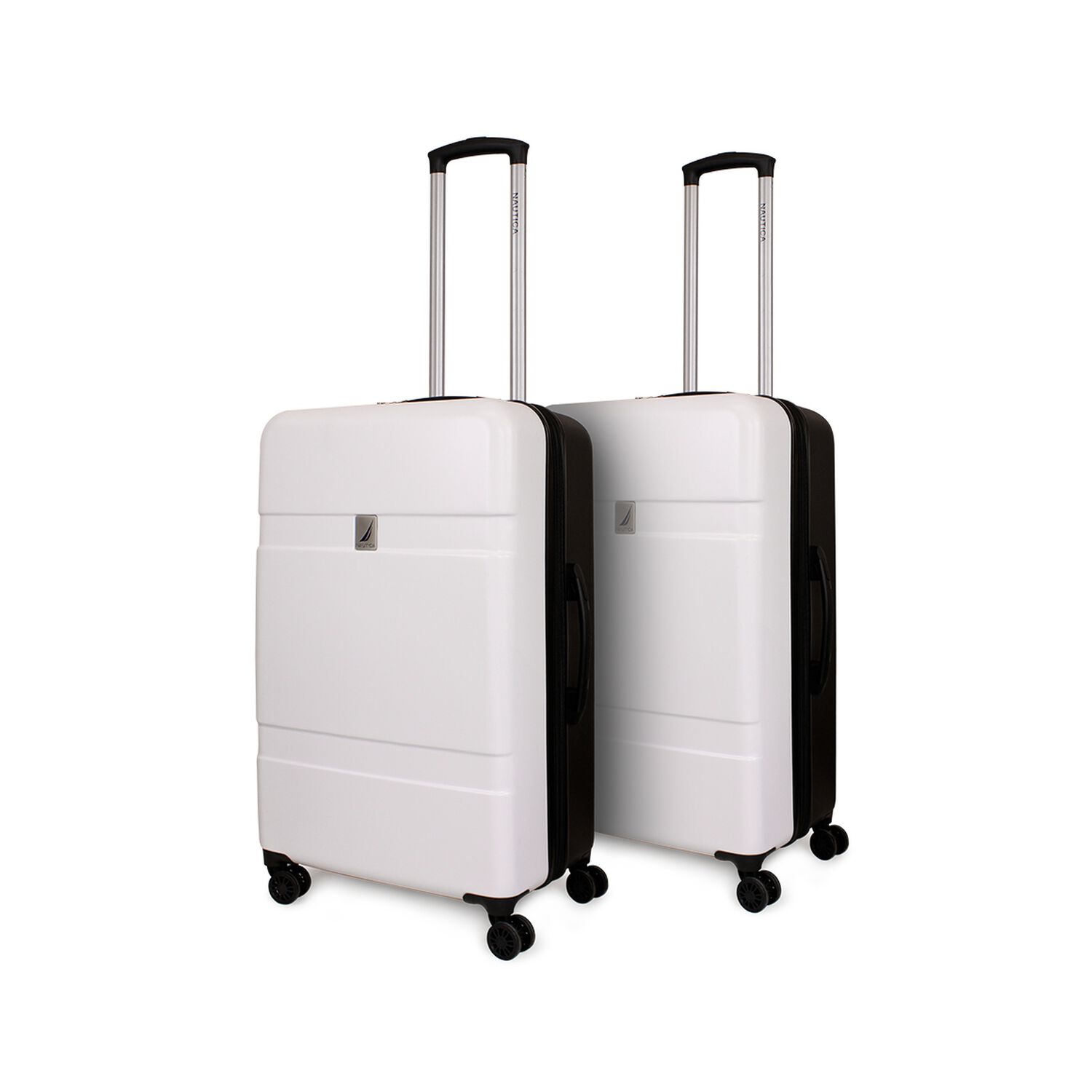 Pack 2 Maleta Bora Medianas 20kg M+m Blanca-negro Nautica image number 0.0
