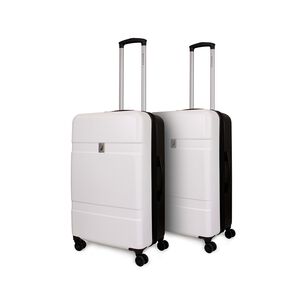 Pack 2 Maleta Bora Medianas 20kg M+m Blanca-negro Nautica