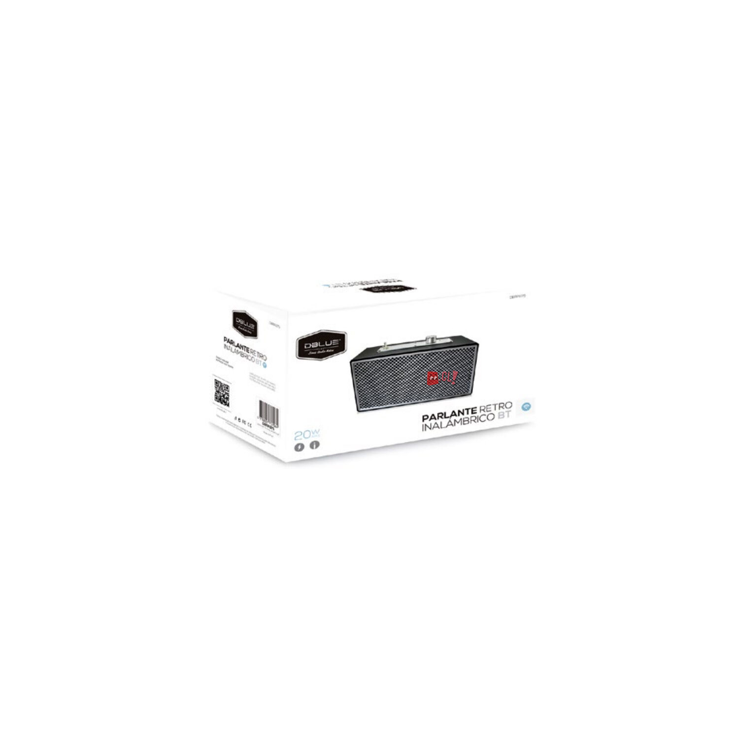 Parlante Retro Port&aacute;til 20w Bluetooth - Ps image number 3.0
