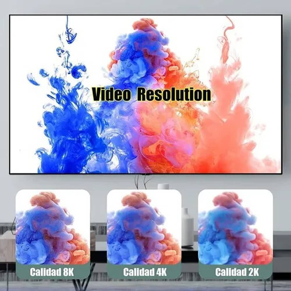 Cable Adaptador Multimedia Hdmi 8k 60hz Ultra Hd2.1 Alta Velocidad 5 Metros image number 5.0