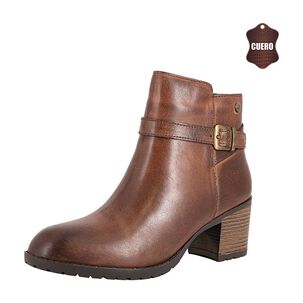 Botin De Cuero Francy Caf&eacute; Alquimia