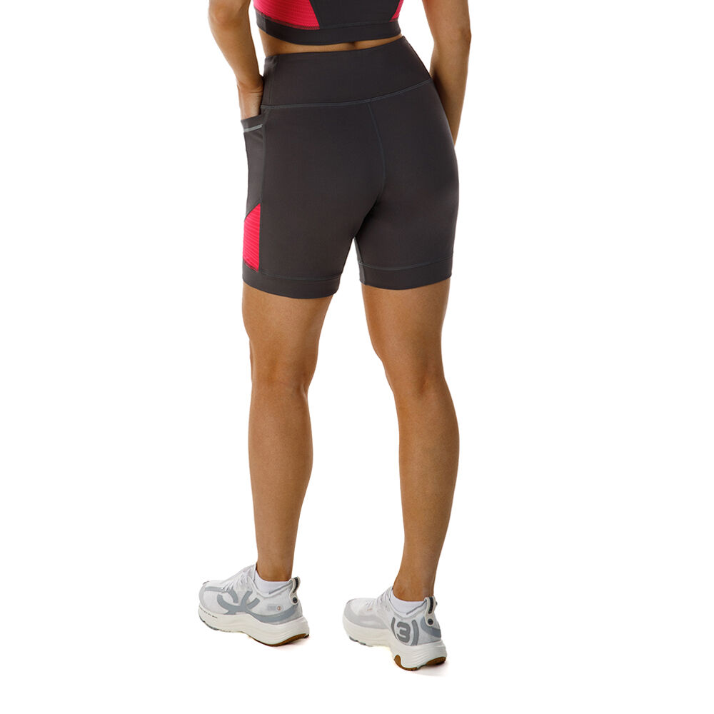 Calza Runner 5 Gris Oscuro Mujer image number 3.0